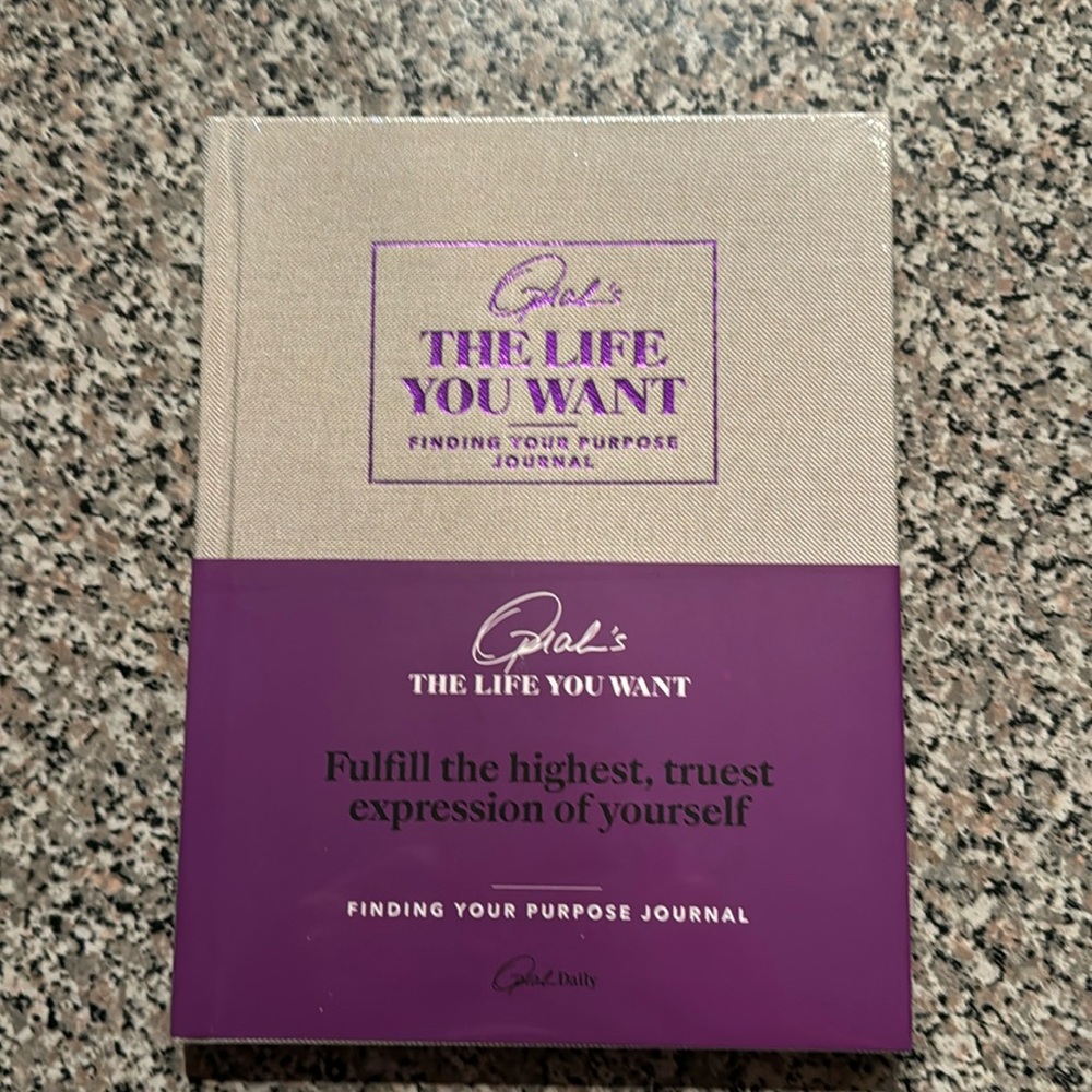 NEW still wrapped. Oprah the life you want finding your purpose journal.